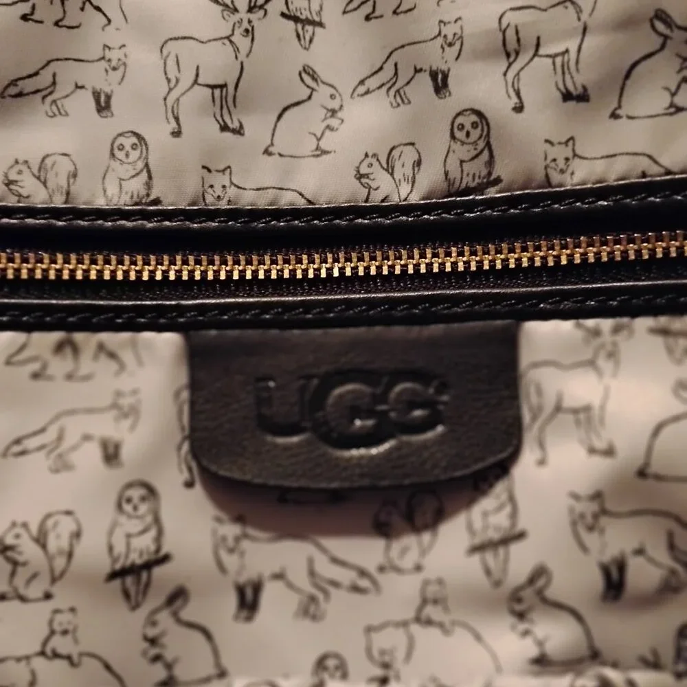 UGG Australia Black Lara Baby Bag